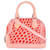 Louis Vuitton pink/Coral Alma Bb Jungle Dots Bag Orange Cloth  ref.1210270