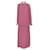 Loro Piana rosado/Conjunto de falda y camisa de manga larga color crema Seda  ref.1210271
