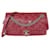 Chanel Bolso Mediano Easy Flap Rojo Roja Cuero  ref.1210278
