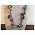 Stupenda collana DOLCE & GABBANA acciaio con perle nere, bianche, cuore Arancione - vista 3