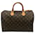 Louis Vuitton Speedy Marrom Lona  ref.1210299