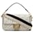Fendi Gray Zucca Embroidered Baguette Satchel Grey Cloth Cloth  ref.1210459