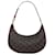 Céline Ava bag in triomphe canvas and tan calf leather Brown Cloth  ref.1210509