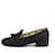 Chanel sandali Nero Seta  ref.1210516