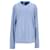 Tommy Hilfiger Jersey de cuello redondo de puro algodón orgánico para hombre Azul Azul claro  ref.1210575