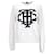 Tommy Hilfiger Damen Essential Graphic Crest Pullover aus weißer Baumwolle  ref.1210587