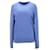 Tommy Hilfiger Suéter masculino de lã de cordeiro com gola redonda Azul  ref.1210608