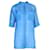 Autre Marque Camicia blu Cotone  ref.1210618