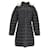 Tommy Hilfiger Womens Faux Fur Hood Puffer Coat Black Polyester  ref.1210628