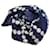 Burberry Navy Blue Silk Scarf with Blue and White Polka Dot Print Multiple colors Cotton  ref.1210677