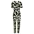 Reformation Black and White Printed Jumpsuit Multiple colors Polyester  ref.1210692