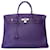Hermès HERMES BIRKIN BAG 40 in Violet Leather - 101732 Purple  ref.1210991