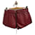 SAINT LAURENT  Shorts T.International L Leather Red  ref.1211005