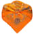 Autre Marque Lenço quadrado de sarja de seda estampado Hermes Orange Multi L'Arbre de Vie Laranja  ref.1211036