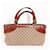 Gucci Braided Shopping Bag Beige Light brown Fur  ref.1211169