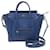 Céline Luggage Navy blue Leather  ref.1211310