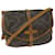 Louis Vuitton Saumur Brown Cloth  ref.1211358
