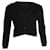 Autre Marque Cardigan court week-end Max Mara en viscose noire Fibre de cellulose  ref.1211667