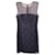 Vestido sem mangas Diane Von Furstenberg em seda preta e renda de nylon Preto  ref.1211683