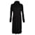 Vestido floral bordado de fim de semana Max Mara em viscose preta Preto Fibra de celulose  ref.1211713