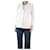 Autre Marque White buttoned jacket - size UK 8 Polyester  ref.1211741