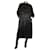 Comme Des Garcons Black satin coat - size M Acetate  ref.1211750