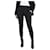 Isabel Marant Black elasticated trousers - size UK 8 Viscose  ref.1211751