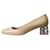 Miu Miu Sapatos de salto de cristal bege embelezados - tamanho UE 36 Couro  ref.1211753