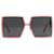 Christian Dior Pink oversized square framed sunglasses  ref.1211766