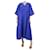 Sofie d'Hoore Robe en lin bleue à manches évasées - taille UK 8  ref.1211771