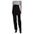 Autre Marque Pantalon plissé noir en laine mélangée - taille XS  ref.1211794