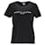Tommy Hilfiger Camiseta de algodón orgánico con bordado esencial para mujer en algodón negro  ref.1211899