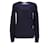Tommy Hilfiger Womens Essential Merino Wool Jumper in Navy Blue Wool  ref.1211918