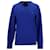 Tommy Hilfiger Suéter masculino macio com decote em V em nylon azul  ref.1211920