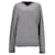Suéter masculino Tommy Hilfiger Regular Fit com gola redonda em algodão cinza  ref.1211935