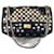 Chanel edizione limitata Paris Byzance nero satinato Gripoix 2.55 Borsa media con patta ristampa Multicolore Raso  ref.1211973