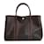 Hermès Hermes 2004 Amazonia Leather Garden Party MM Bag Brown Rubber  ref.1211983