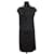 Jil Sander vestido de algodón Negro  ref.1212042