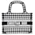 Dior Mini Book Tote bag Black Cloth  ref.1212066