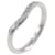 Tiffany & Co Curved band Silvery Platinum  ref.1212178