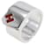 Ring Hermès Candy Silvery Silver  ref.1212295