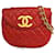 Chanel Mini matelassé Red Leather  ref.1212408
