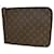 Louis Vuitton Poche Document Brown Cloth  ref.1212453