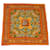 Silk In Hermès HERMES CARRE Arancione Seta  ref.1212520