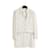 Chanel SS2001 Conjunto de falda CC de tweed Crudo  ref.1212559