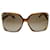 Autre Marque Gucci braune Bambus-Sonnenbrille Kunststoff  ref.1212672