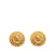 Clipe Chanel CC dourado em brincos Banhado a ouro  ref.1212713