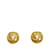 Pendientes de clip Chanel CC dorados Chapado en oro  ref.1212719