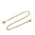 Goldfarbener Chanel-Medaillon-Kettengliedergürtel Golden Metall  ref.1212743