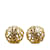 Goldene Chanel CC-Ohrclips Metall  ref.1212750